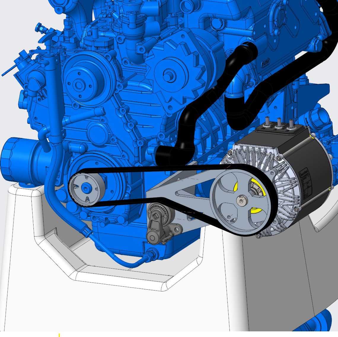 alternateur 48V
Génération attelée
production 48V
